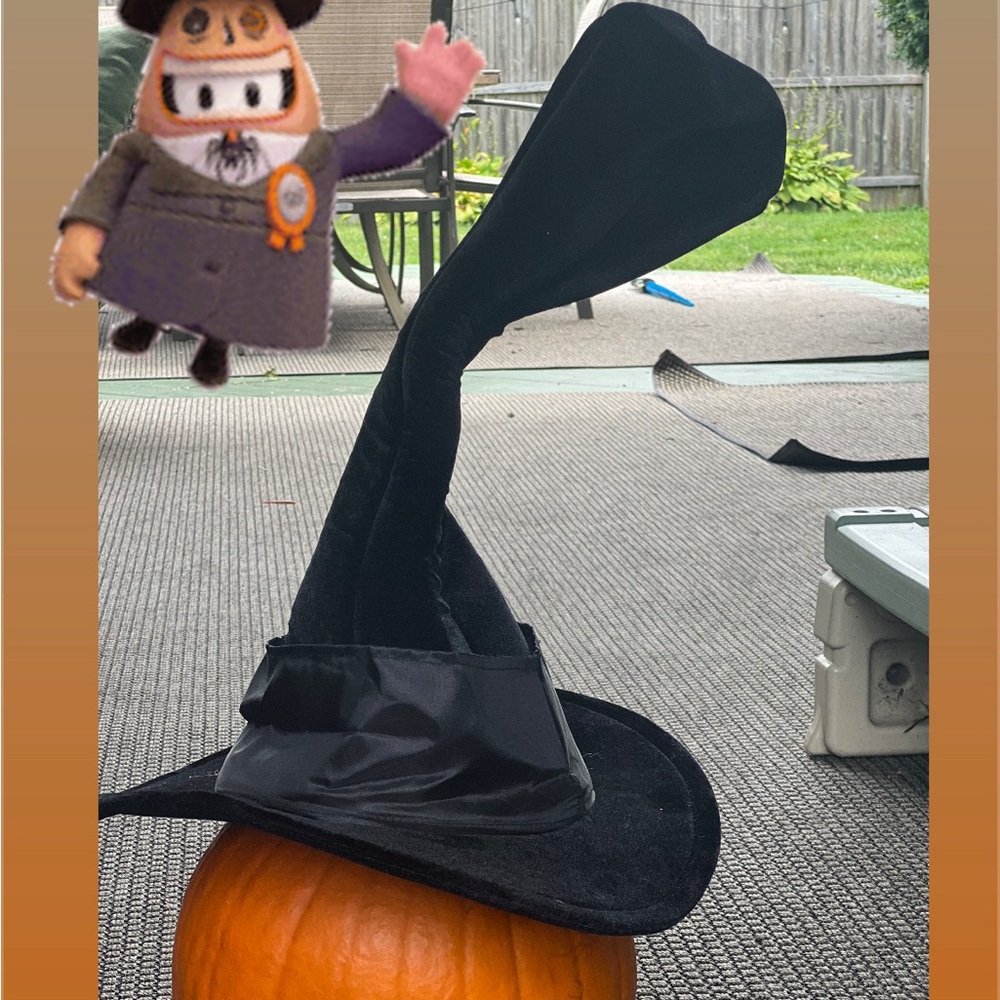 Kids Black Witch Hat Costume
